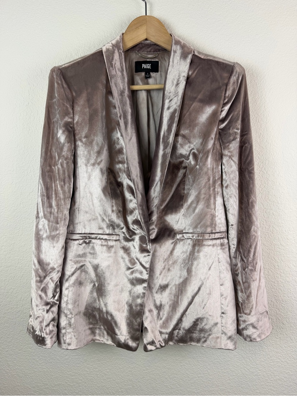 Paige Kriselle Velvet Blazer